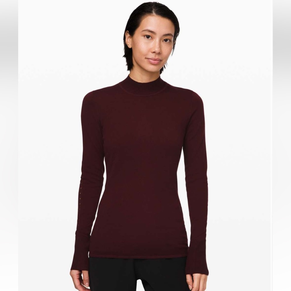 Lululemon Stand Steady Mock Neck Sweater